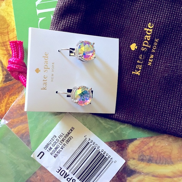 HP 🎉KATE SPADE LEVERBACKS EARRINGS - Picture 6 of 9